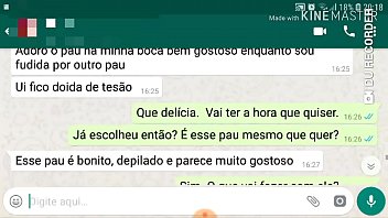 Esposa escolhendo qual será o próximo pau que ela quer e o que vai fazer.