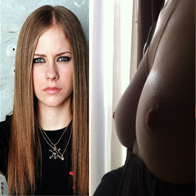 Cantora avril lavigne caiu na net peladinha
