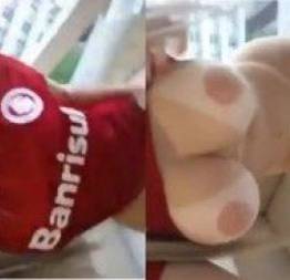 Video gaucha peituda mostrou seios grandes comemorando boa fase