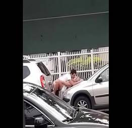 Fica bêbada em pleno ano novo e fode ali mesmo na rua