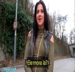 Public Agent - Garota sérvia traindo o namorado e tendo um orgasmos ao ar livre - Legendado PT-BR -