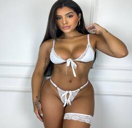 Foto sensual e lindas de pijama de lingerie