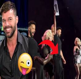 Ricky Martin ficou de mala armada durante performance em show de Madonna eo latino deu o que falar